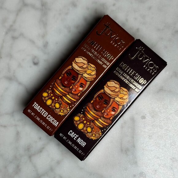 Juvia's Place Coffee Shop Liquid Eyeshadow Set | Toasted Cocoa & Café Noir - Picture 1 of 7